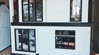 I really love this little villa Video beautiful homes asmr miniaturemodel diy
