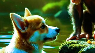 Monkey and dog