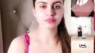 Indian beautiful group girls Tango open live show pk pat-1