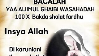 Agar di karuniani makrifat oleh Allah SWT