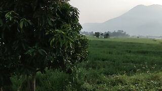 View mountain in sport bike