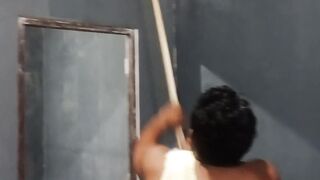 Working in home with friends