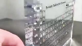 Acrylic Periodic Table with Element Samples