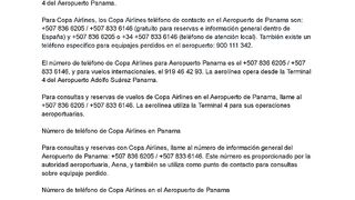 Copa Airlines Panama teléfono aeropuerto ! Cómo comunicarse con Copa Airlines en Panamá?