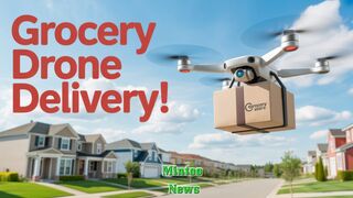 Could drones soon be delivering your weekly shopping?
