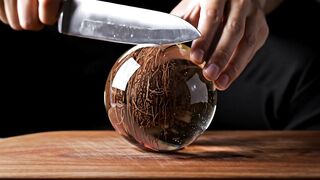 Glass Fruit Slicing  ASMR  fyp