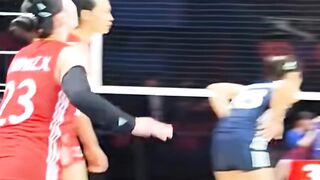 China womens volleyball team 30 Belgium, exciting round of the game  sports Womens Volleyball