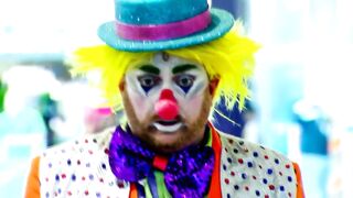 Pie on face Clown Prank
