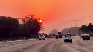 Sunset Islamabad Highway ????