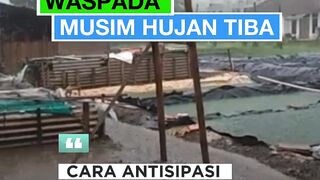 Cara antisipasi air HUJAN yang masuk kekolam