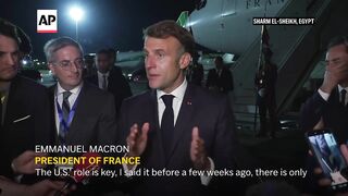Macron says international community will show up at Gaza summit to finance