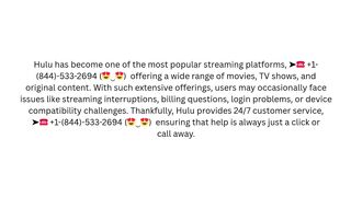 Reach Hulu Customer Service Anytime with 247 Assistance