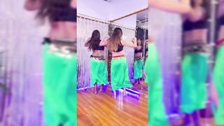 Indian Girl Shimmy Dance