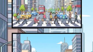 Busy City Streets   Can You Spot the Differences in Traffic Scene?