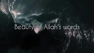 Beauty  of allah word