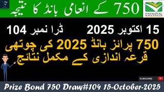 Prize Bond Draw Muzaffarabad Result October Prize Complete Result List