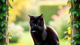Garden Guardian in the Ivy Arch