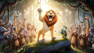 Jungle Ki Funny Kahani  Sher Singh Aur Kachhuay Ki Zabardast Comedy  3D Cartoon Story