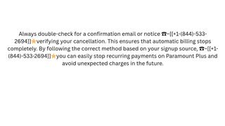 How do I stop recurring payments on Paramount Plus?
