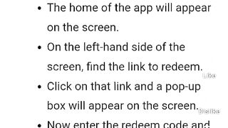 Free redeem code today