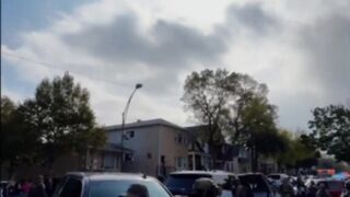 Residents continue to harass DHS agents in Southeast Chicago after a vehicle collision.