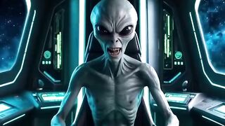 Sweet Mom and kitty kidnapped by Alien