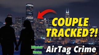 Two men charged after tracking couple with AirTag