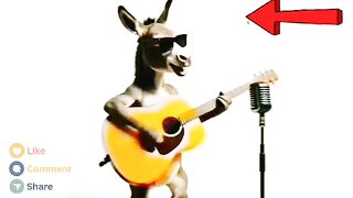 Mr Donkey singing a beautiful song