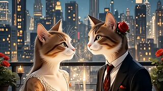 cute cat couples