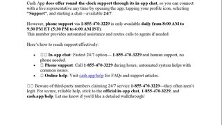 Cash app Support