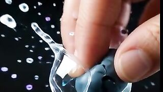 8K Hyperreal ASMR Slicing Glass Fruits in Cinematic Detail