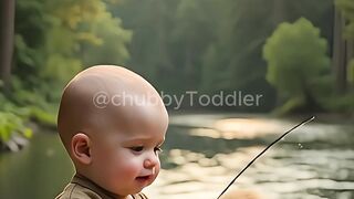 Puppy Catches a Fish and Saves the Day