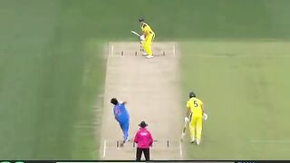 Mitchell Marsh hit a big six over cover