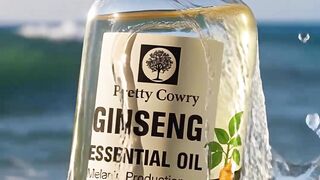 Pretty Cowry Ginseng Essential Oil  Ocean Fresh Glow in Every Drop