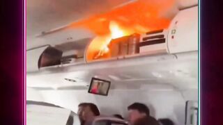 DIDUGA POWERBANK TERBAKAR , AIR CHINA MENDARAT DARURAT