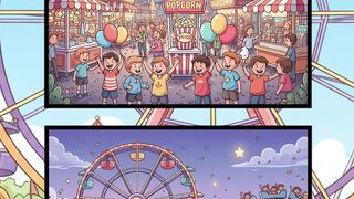 Fun at the Amusement Park   Can You Spot the Differences?