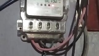 Electricity meter working