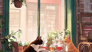 Feline Friends  Tea Trends Cozy