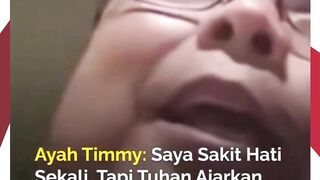 Ayah Timothy Anugrah Saputra Saya Sakit Hati, Tapi Saya Punya Tuhan yang Mengajarkan Memaafkan