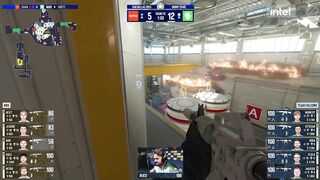 m0NESY - 4 AK HS kills on the bombsite A defense to secure the match victory for Falcons