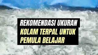 REKOMENDASI ukuran kolam terpal untuk PEMULA