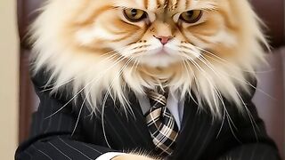 Youre Late for the Meeting!  Cat CEO is NOT Impressed