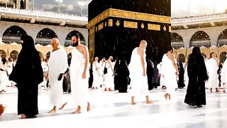 Rain in khana kaba