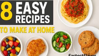 8 easy recipes you can make at home.