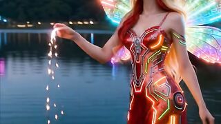 Lights girl