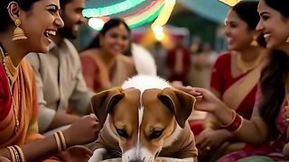 A Poor Puppy Goes to a Rich Familys Wedding   Heart Touching Emotional Story   Viral Video