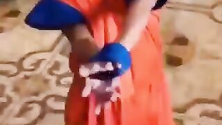 Cute Goku On Fire
