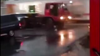 Accident train vs truck