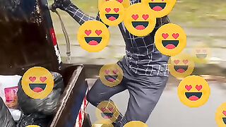 Spiderman truly A HERO,KEEP SMILE