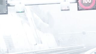 Snowfall in Europe beautiful